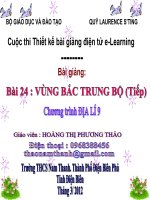 Slide Địa 9 Bài 24 VÙNG BẮC TRUNG BỘ (Tiếp) _Phương Thảo