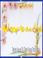 Giáo án điện tử tham khảo thao giảng tiếng anh 6 Unit 3 At home  (36)