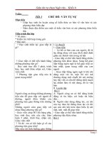 Giáo án tự chọn Ngữ văn 6 Cả năm