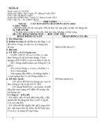 Giáo án Thủ công - Kỹ Thuật Tuần 31