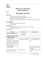 Giáo án chương 4 HH 8