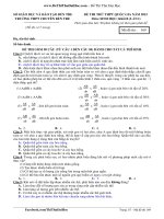 bộ đề thi thử thpt qg 2015 môn sinh có lời giải p1