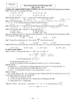 Đề và đáp án ôn luyện tuyển sinh vào 10 tham khảo