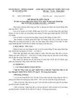 kế hoạch Liên tịch tổ chức các hoạt động chào mừng lễ kỹ niệm 70 năm thành lập Đội TNTP HCM