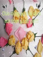 Bài giảng tham khảo thao giảng đại số 9 Bài Liên hệ giữa phép nhân và phép khai phương (1)