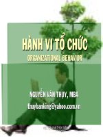 Hành vi tổ chức-Chương 3- Động viên