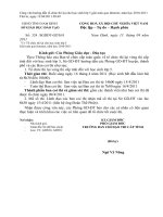 Công văn hướng dẫn tổ chức thi lại cho học sinh lớp 5 giải toán qua Internet TInh NAM DINH