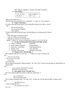 elementary tenses in English