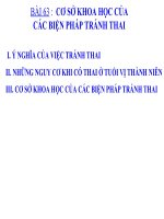 co so khoa hoc cua cac bien phap tranh thai