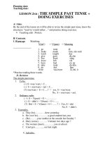 Giáo án dạy thêm tiếng Anh 8