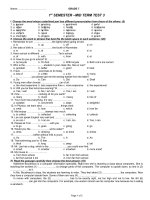 Grade 7-1st semester-mid term-test 3
