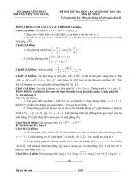 ĐT&ĐA ĐH lần 4 Ngô Gia Tự - Vĩnh Phúc