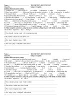 kiểm tra 15 phút lần 3 (10-11)