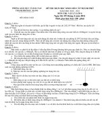 Đề HSG Lý 8 TP Bắc Giang 2010-2011