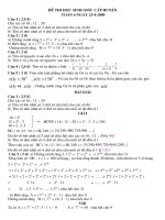 Đề thi chọ HSG Huyện môn toán 6