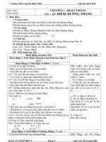 Giáo án Hình học lớp 6 HK 1