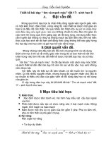 thiêt kế bài dạy tim và mạch máu tiết 17 sinh học 8