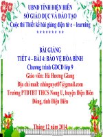 Slide GDCD lớp 9 BÀI 4 BẢO VỆ HÒA BÌNH _Hương Giang