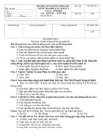 Đề Cuối KI Lịch sửLớp 5  10_11