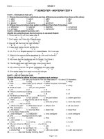 Grade 7-1st semester-mid term-test 4