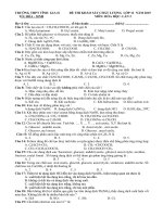 đề tĩnh gia lần 2 năm 2015 môn hóa