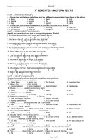 Grade 7-1st semester-mid term-test 5