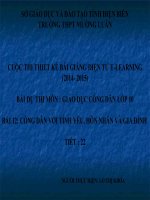 Slide GDCD 10 BÀI 12 CÔNG DÂN VỚI TÌNH YÊU, HÔN NHÂN VÀ GIA ĐÌNH _L.T Khoa