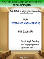 Slide Địa 9 BÀI 23 VÙNG BẮC TRUNG BỘ _Thanh Hằng