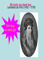 Tranh của danh họa Leonardo da Vinci
