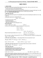 PHƯƠNG PHÁP GIẢI BÀI TẬP ĐIỆN PHÂN