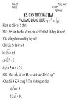 Bài giảng đại số 9 Bài Căn bậc hai và hằng đẳng thức căn bậc hai của a bình phương (7)