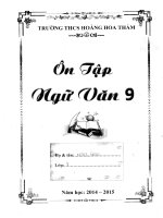 Ôn tập ngữ văn 9 trường thcs hoàng hoa thám