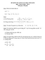 Đề HSG 8(Đề 3-Có Đ.án)