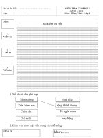 Ktra Tiếng ViệtCKI 10_11 Lop 1