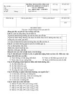 Đề Cuối KI KSĐịa Lớp 4 -5 10_11