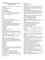 ĐỀ THI HKII SINH 12 (CÓ ĐÁP ÁN)