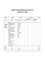 Ma trận anh 6 HKII