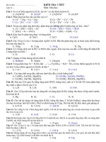 kiểm tra 1 tiết bài 2.2 học kì 2