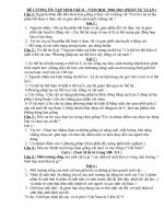 Đè cương ôn tập Sinh 9 .Học kỳ 2 năm 01-11