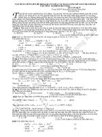 Chuyên đề ôn thi ĐH-CĐ!