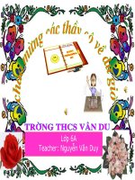Giáo án điện tử tham khảo thao giảng tiếng anh 6 Unit 3 At home  (31)
