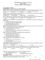 đề kiểm tra học kỳ II, vật lý 9