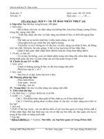 Bài 9, 10. Tế bào nhân thực