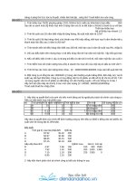 Bài tập phân tích báo cáo tài chính