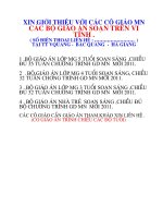 BAN GIAO AN MN CAC DO TUOI (GIAO AN SOAN CHUAN 2011)