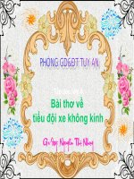 Tậpđọc 4: Bài thơ về tiểu đội xe không kính