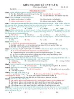 Đề kiểm tra kỳ 2