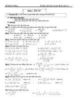 Ôn tập cuối năm Toán 9