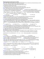 Tổng hợp lượng tử ánh sáng từ đề thi