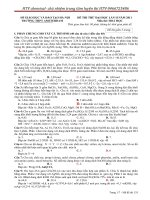 Đề+ĐA thi thử đại học Hoá Hà Nội Amsterdam